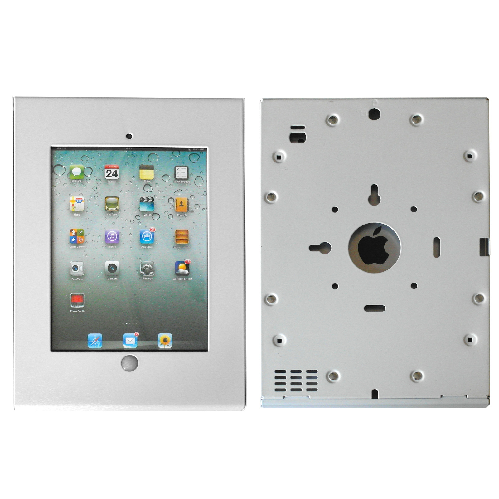 Halterung 2, 3, Tablet für iPad Tablet DRALL Metallgehäuse Modell: Halterung INSTRUMENTS Air, passend Air weiß IS3W Generation, 2 4te