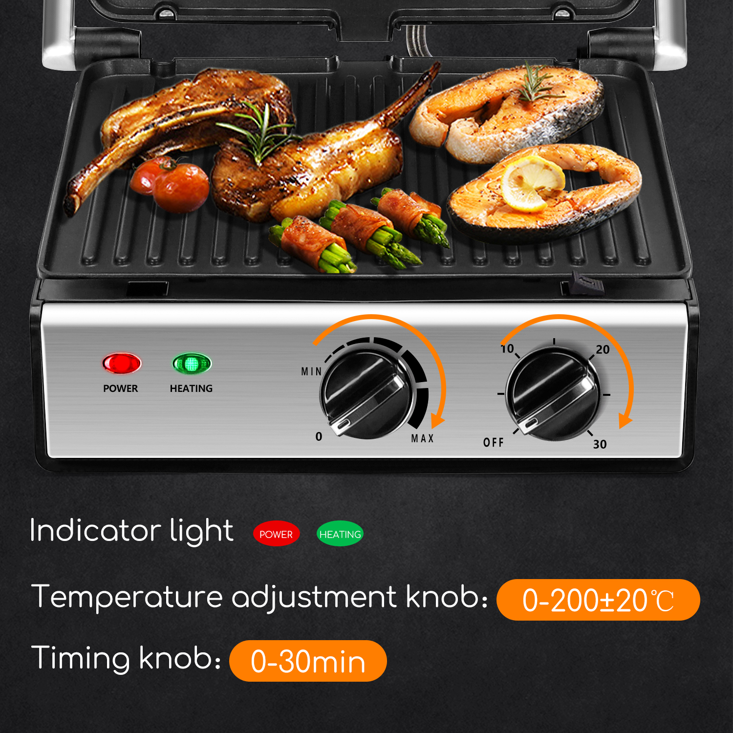 Kontaktgrill AIGOSTAR 30HIX MAX