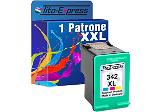 TITO-EXPRESS PLATINUMSERIE 1 Patrone ersetzt HP 342 XL Tintenpatrone Cyan, Magenta, Yellow (C9361EE)