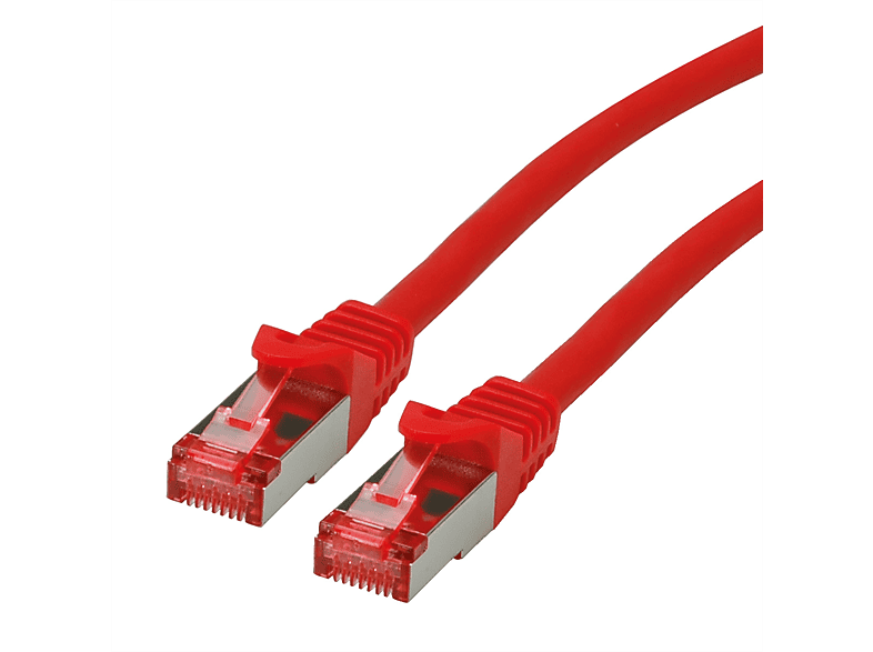ROLINE Patchkabel Kat.6 S/FTP (PiMF), Component Level, LSOH, S/FTP Patchkabel, 0,5 m | Adapter & Netzwerkkabel