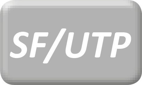 Un bouton gris avec le texte 'SF/UTP'.