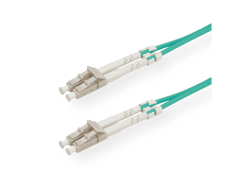 ROLINE LWL-Kabel 50/125µm OM3, LC/LC, LWL-Patchkabel OM3, 0,5 m