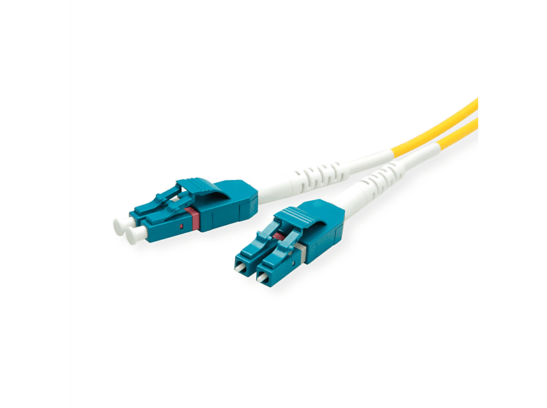 ROLINE LWL-Kabel m 15 Mode 9/125µm LWL-Patchkabel LC/LC, Single Singlemode, OS2, Duplex