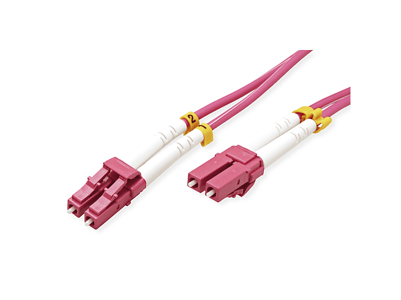 VALUE LWL-Kabel 50/125µm OM4, LC/LC, LWL-Patchkabel OM4, 5 m