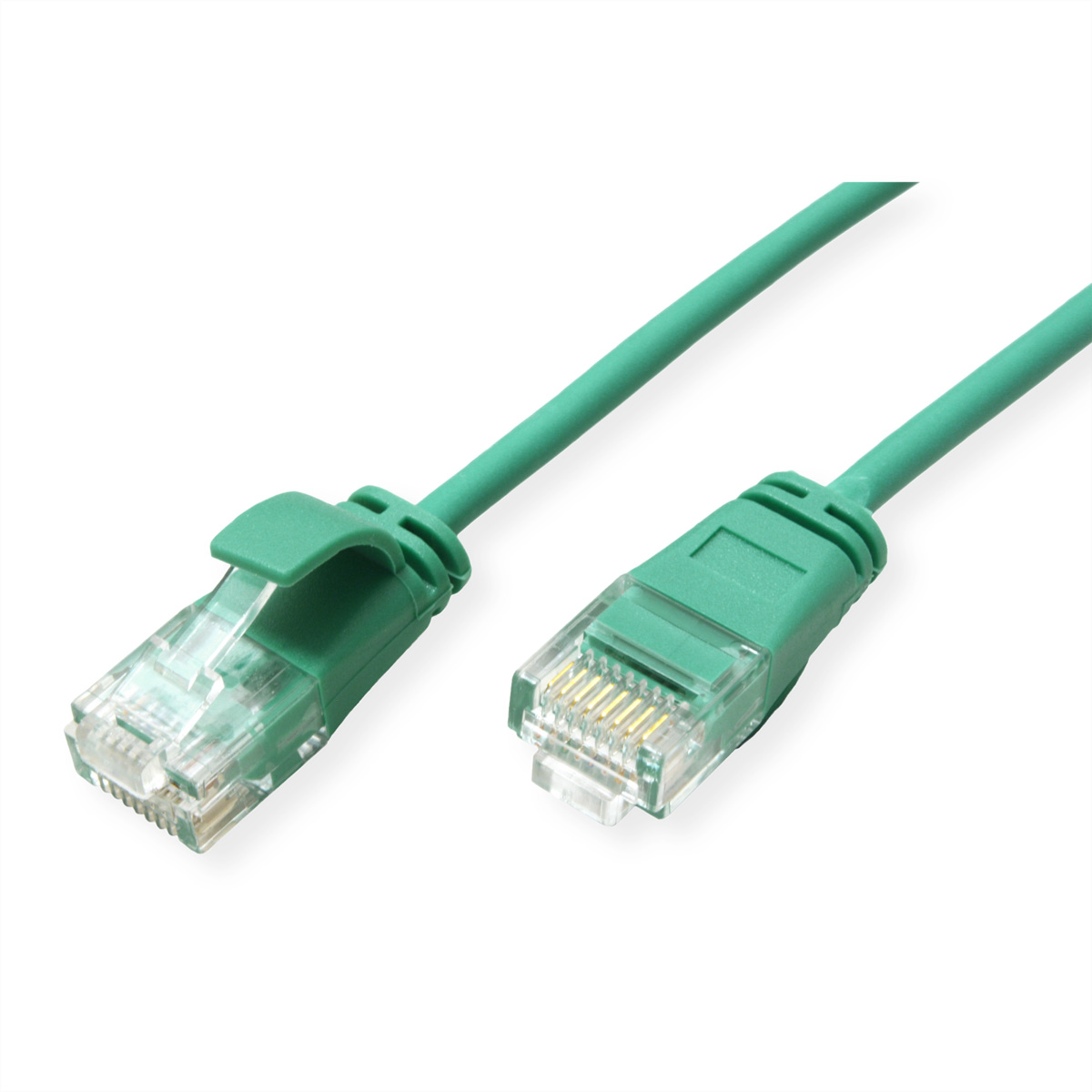 ROLINE UTP Data Center Patchkabel Cat.6A (Class EA), LSOH, extra dun U/UTP patchkabel 0,5 m groen