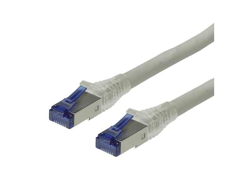 ROLINE Patchkabel Kat.6A (Class EA) S/FTP (PiMF), Massivdraht, LSOH, S/FTP Patchkabel, 70 m | Adapter & Netzwerkkabel