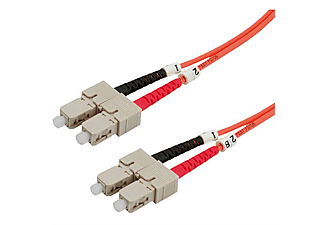 ROLINE LWL-Kabel 62,5/125µm SC/SC, OM1, LWL-Patchkabel OM1, 2 m