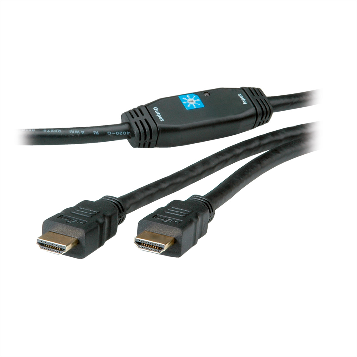 ROLINE HDMI High Kabel HDMI Speed High Kabel, Repeater mit Speed