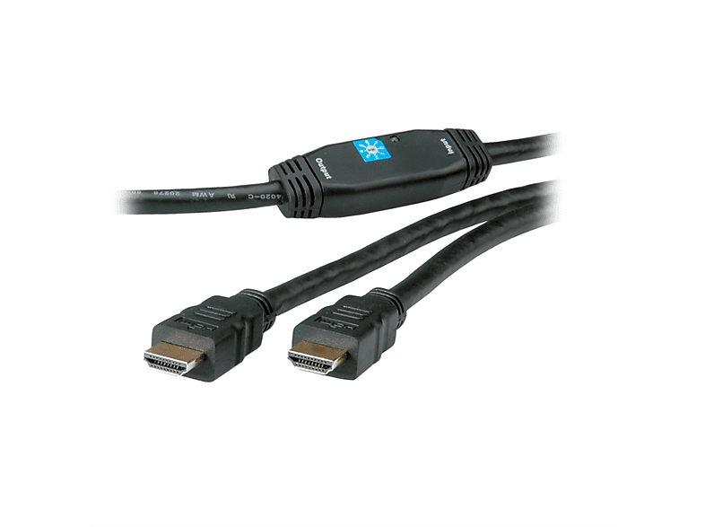ROLINE HDMI High Speed Kabel, mit Repeater HDMI High Speed Kabel