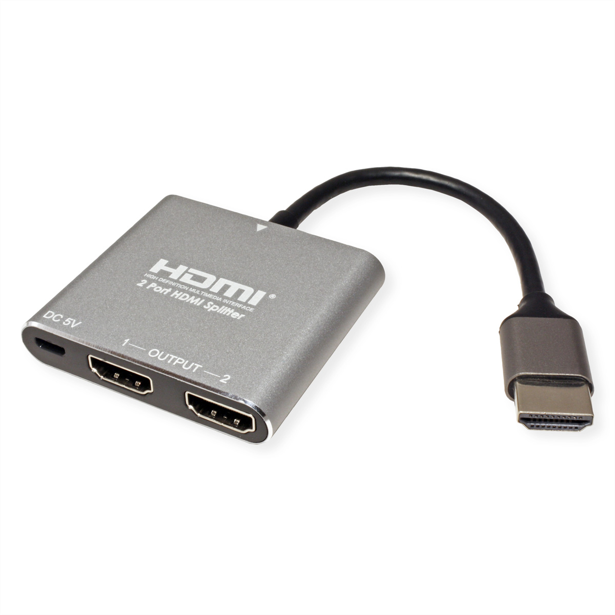 HDMI Video-Splitter, HDMI-Video-Splitter 4K, VALUE 2fach