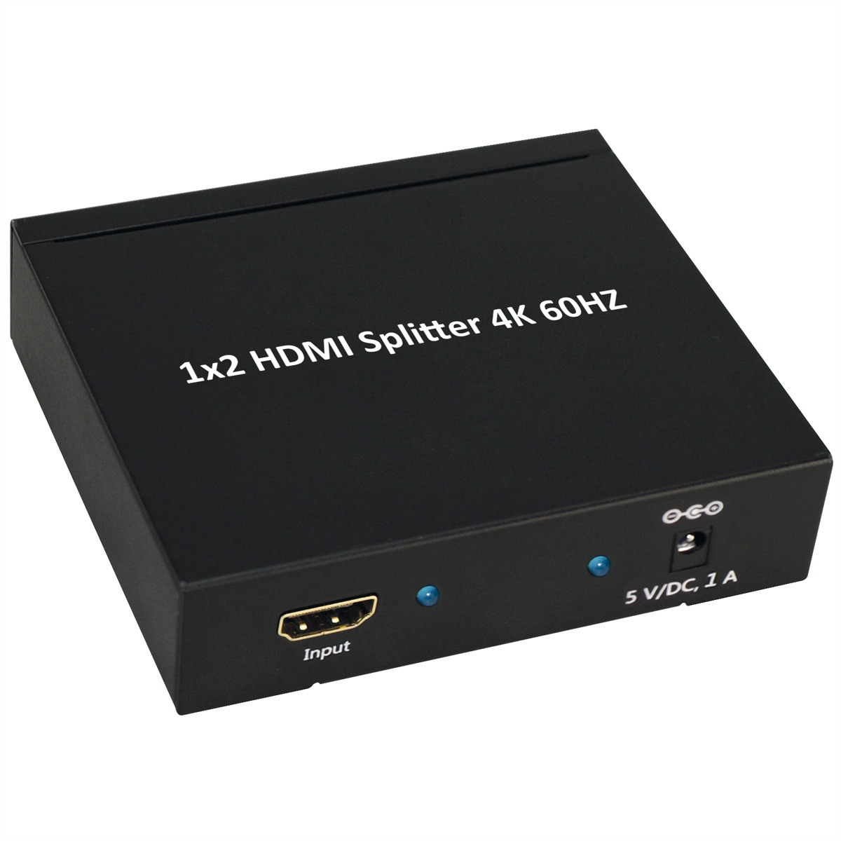 2-fach VALUE HDMI HDMI-Video-Splitter 4K Video-Splitter,