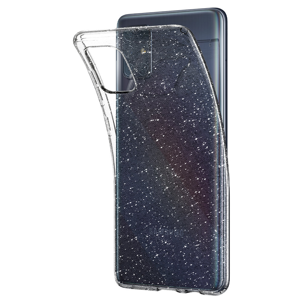 Samsung, Crystal SPIGEN Liquid Schutzhülle, Galaxy Crystal A71, Glitter Backcover,