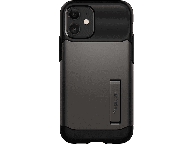 SPIGEN Slim Armor Gunmetal Schutzhülle, Apple, mini, iPhone grau Backcover, 12