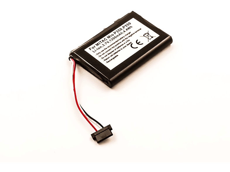 AGI Akku kompatibel mit Becker Traffic Assist 7928 Li-Ion Navigationakku, Li-Ion, 3.7 Volt, 1200 mAh