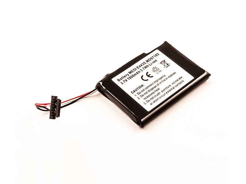 AGI Akku kompatibel mit Medion T300-1 Li-Ion Navigationakku, Li-Ion, 3.7 Volt, 750 mAh