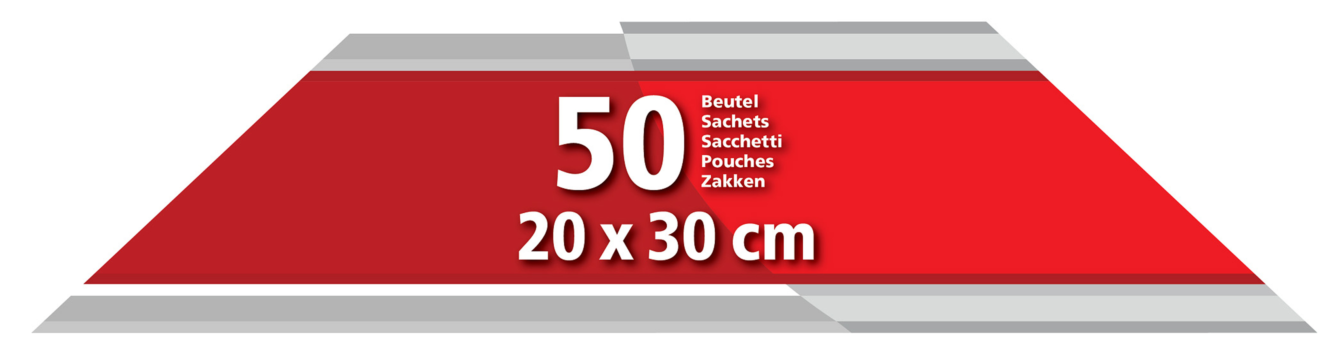 30 20 x Vakuumierfolie cm SWITZERLAND Vakuumierbeutel transparent - SOLIS 50 OF