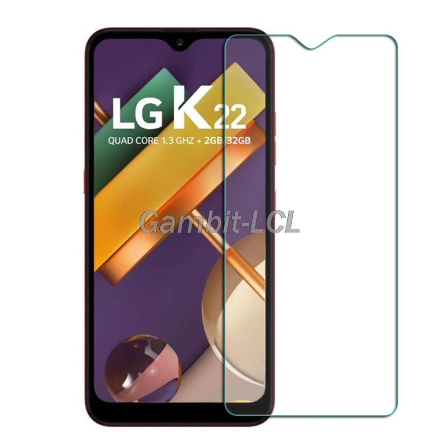 KÖNIG DESIGN 3er LG Pack Displayschutz Schutzfolie(für K22)
