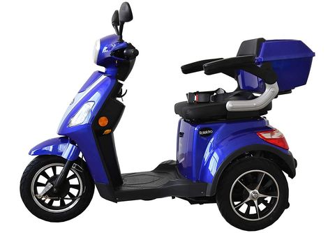Seniorenmobil | (Laufradgröße: E-Scooter V.2 Zoll, ROLEKTRO E-Trike MediaMarkt Blei-Gel Blau) Unisex-Rad, 25 15,7
