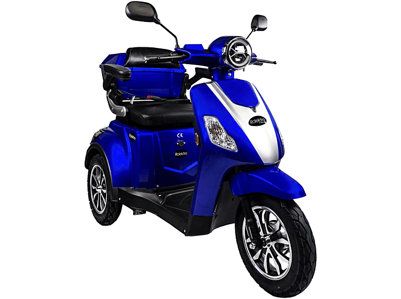 (Laufradgröße: 25 ROLEKTRO Zoll, Seniorenmobil E-Trike 15,7 Unisex-Rad, Lithium V.3 E-Scooter Blau)