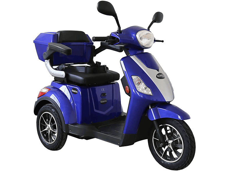 ROLEKTRO E-Trike 25 Unisex-Rad, 15,7 Zoll, MediaMarkt Blau) (Laufradgröße: Blei-Gel V.2 | E-Scooter Seniorenmobil