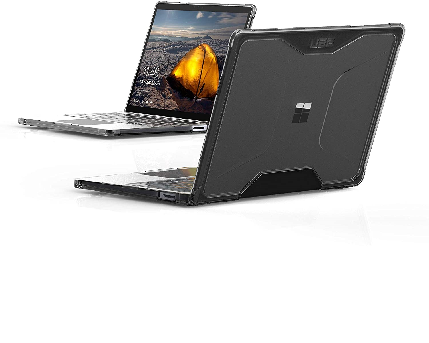 URBAN ARMOR GEAR Plyo Laptop für Laptop Transparent Surface Full Hülle Kunststoff, Microsoft Go Cover