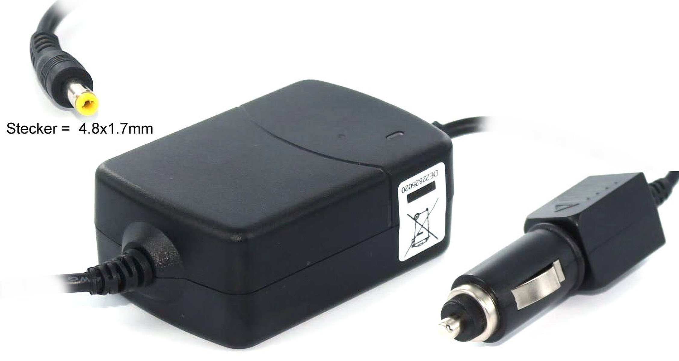 AGI KFZ Ladekabel kompatibel mit Watt Notebook-Netzteil Asus 36