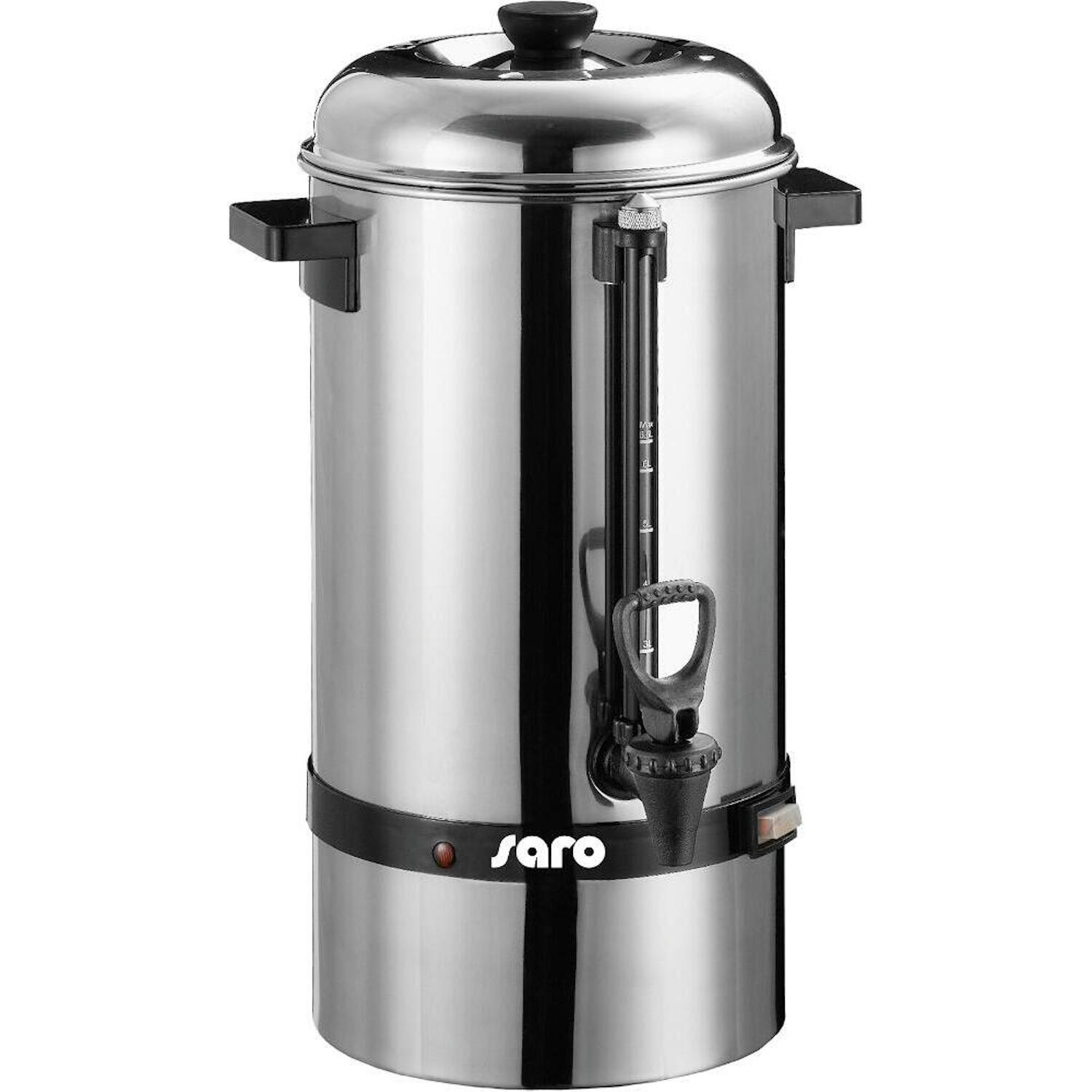 6005 SARO Silber Kaffeemaschine mit SAROMICA Rundfilter