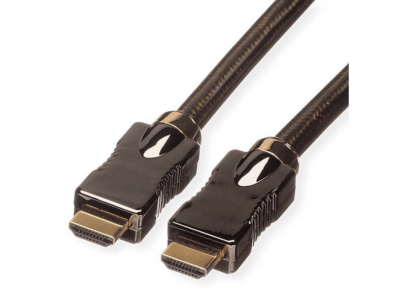 ROLINE 4K HDMI Ultra HD Kabel mit Ethernet, ST/ST HDMI Ultra HD mit Ethernet Kabel