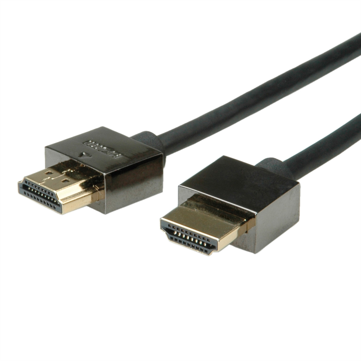 ROLINE Notebook HDMI High Speed Kabel mit HDMI High Kabel Ethernet Ethernet Speed mit