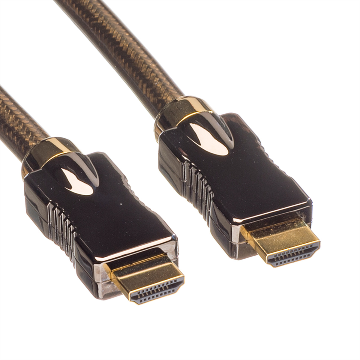 ROLINE 4K HDMI Ultra HD Ultra Ethernet Kabel HD HDMI mit Ethernet, Kabel ST/ST mit