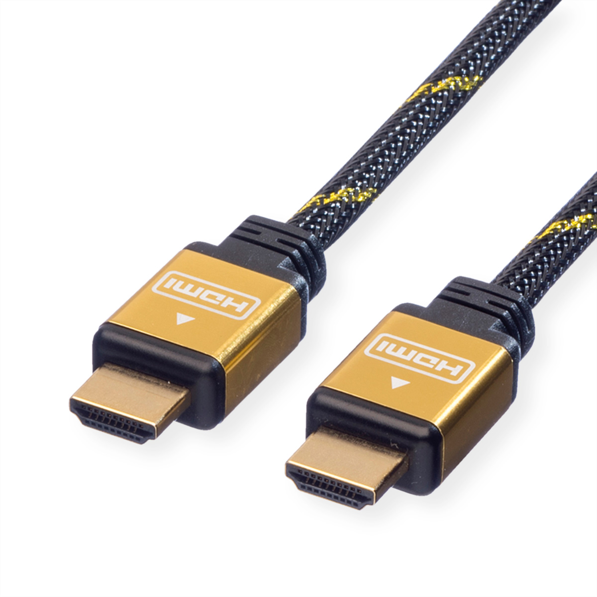 Kabel mit ROLINE Ethernet Speed HDMI High GOLD Speed HDMI mit Ethernet Kabel High