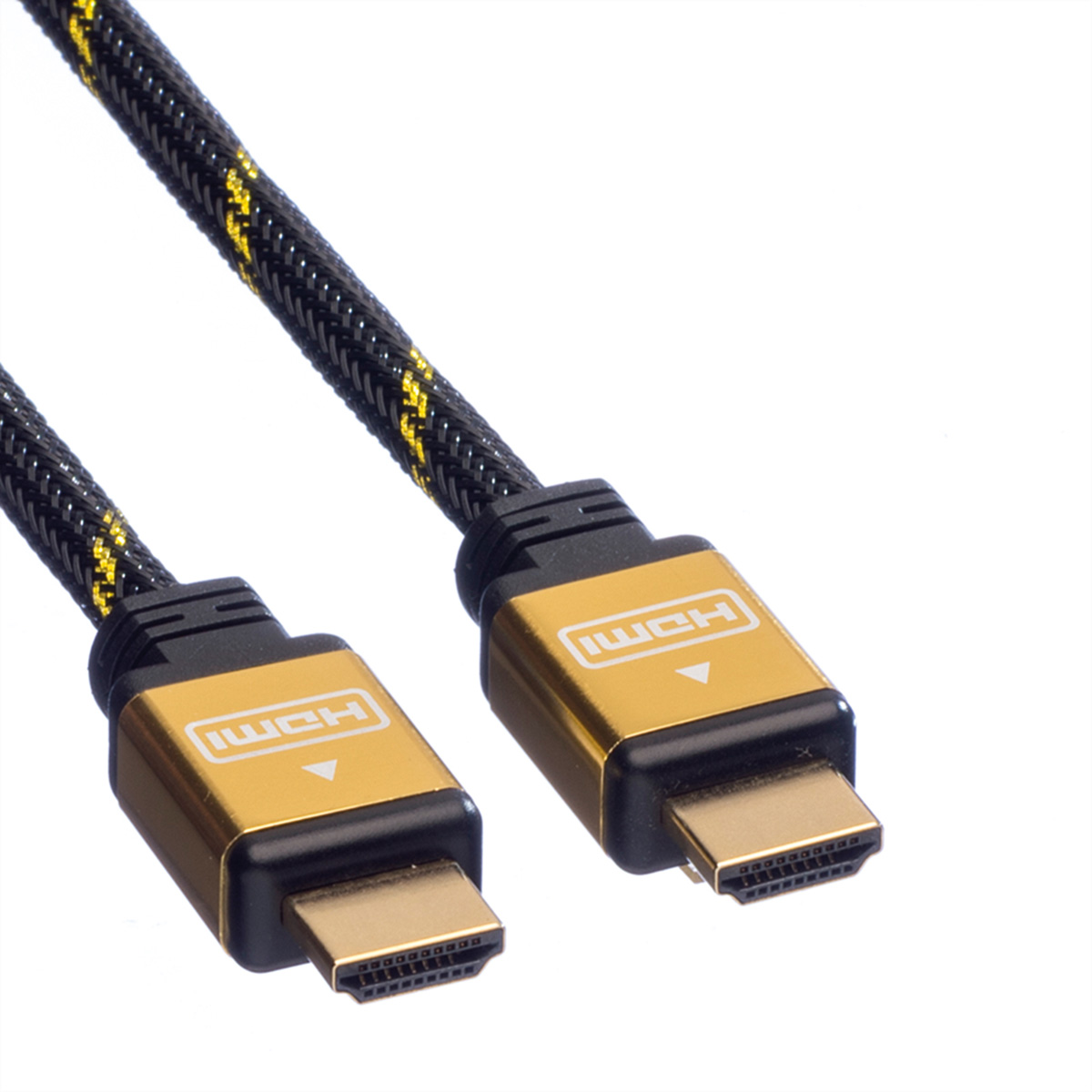 ROLINE GOLD HDMI High Speed Kabel mit mit Ethernet Kabel High HDMI Ethernet Speed
