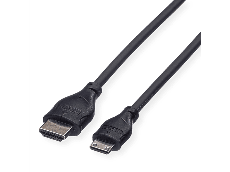 ROLINE HDMI High Speed Kabel mit Ethernet, HDMI ST - Mini HDMI ST Mini HDMI High Speed with Ethernet Kabel