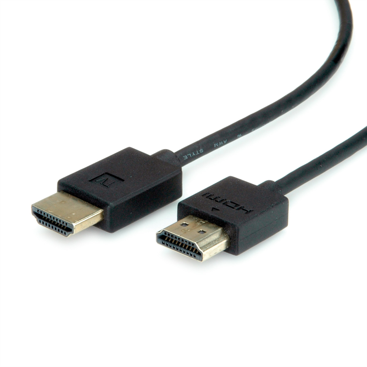 Ethernet, Ethernet Kabel Kabel HDMI Ultra mit HDMI ST/ST mit HD HD 4K Ultra ROLINE aktiv,