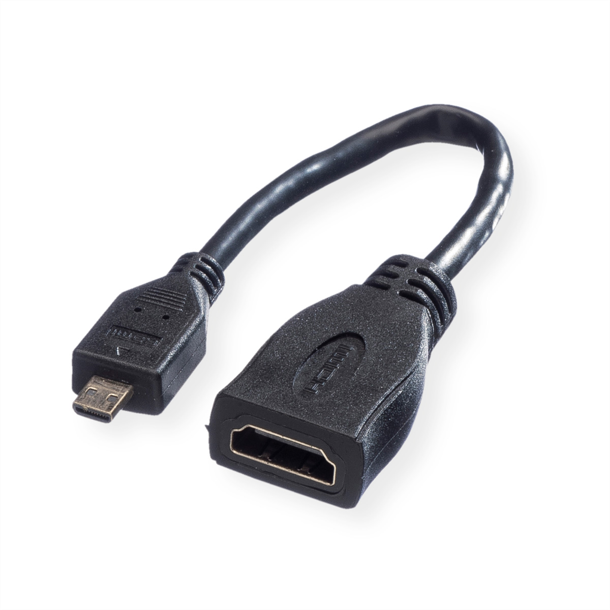 VALUE HDMI High Speed Kabel Ethernet, mit - ST Ethernet Speed Kabel with HDMI BU Micro Micro HDMI High HDMI