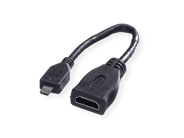 Kabel HDMI Speed Ethernet, VALUE Micro Ethernet HDMI Micro Kabel HDMI mit - High High with Speed ST BU HDMI