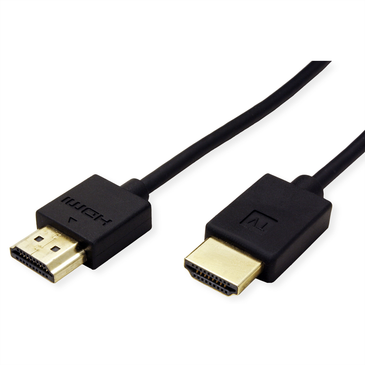 ROLINE 4K HDMI Ultra Ultra HD HDMI aktiv, Ethernet Kabel mit Ethernet, HD mit ST/ST Kabel
