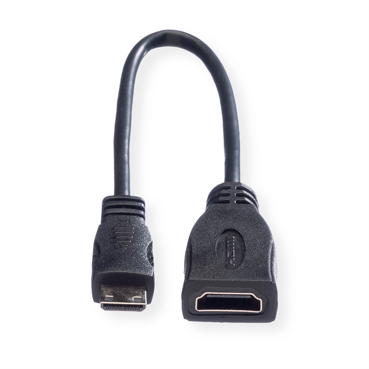HDMI Mini Kabel - Ethernet High HDMI Ethernet, mit ST HDMI ROLINE BU Speed High HDMI Kabel with Mini Speed