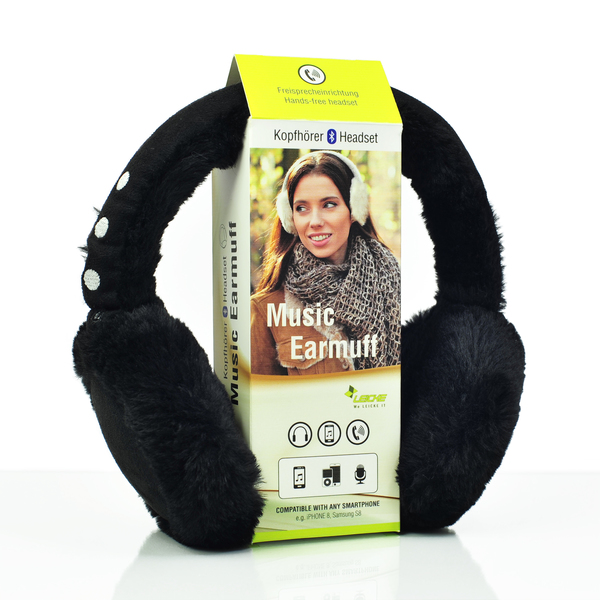 Kopfhörer LEICKE Ohrenschützer-Kopfhörer EP18122, On-ear schwarz