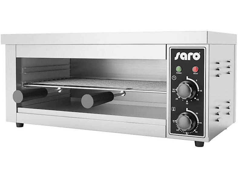 SARO Salamander Modell LYNN Toaster 1) / (2500 Edelstahl Watt, Salamander Schlitze