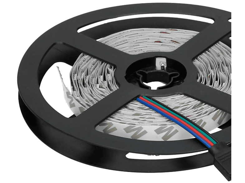 ECD-GERMANY LED Streifen Set 20 m RGB LED Streifen Weiß