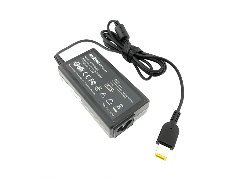 MTXTEC Netzteil, 20V, 3.25A für LENOVO G400s Touch, 65W, Stecker 11 x 4 mm rechteckig Notebook-Netzteil 65 Watt