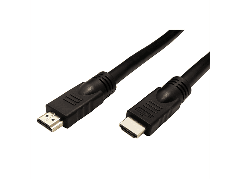 ROLINE UHD HDMI 4K Kabel, mit Repeater HDMI Ultra HD mit Ethernet Kabel