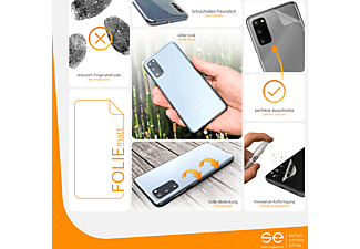 SMART ENGINEERED 2x Matte Schutzfolie Rückseite - 3D Schutzfolie(für Huawei P20 Lite)