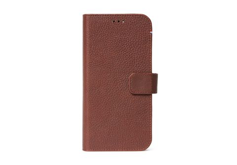 DECODED Detachable Wallet, Bookcover, Apple, iPhone 12 Mini, Cinnamon Brown