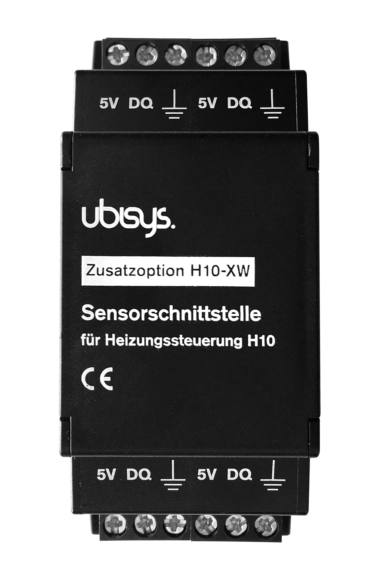 Home Add-on für UBISYS Smart für H10 Sensorschnittstelle Heizungssteuerung, Schwarz
