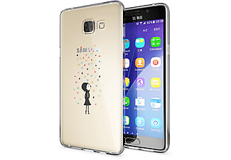 NALIA Motiv Silikon Hülle, Backcover, Samsung, Galaxy A5 (2016), Mehrfarbig