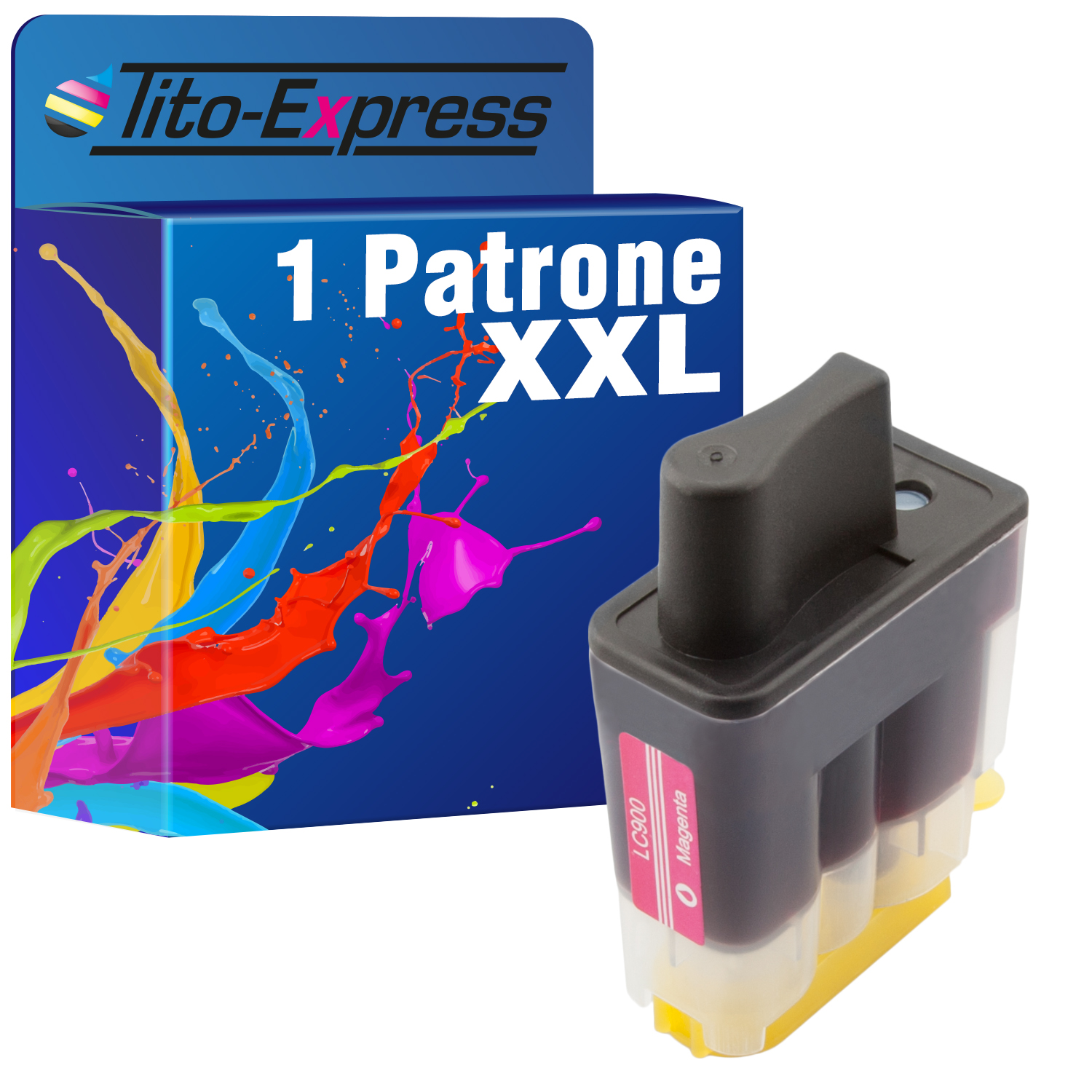 PLATINUMSERIE (LC900) magenta LC-900 Brother TITO-EXPRESS ersetzt Patrone 1