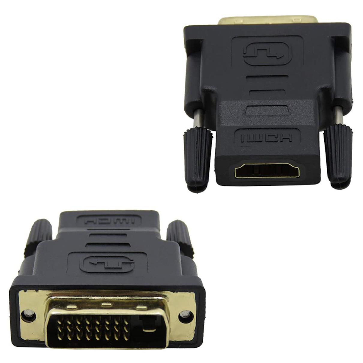 ENGELMANN HDMI auf 24+5 Schwarz Pins DVI Adapter