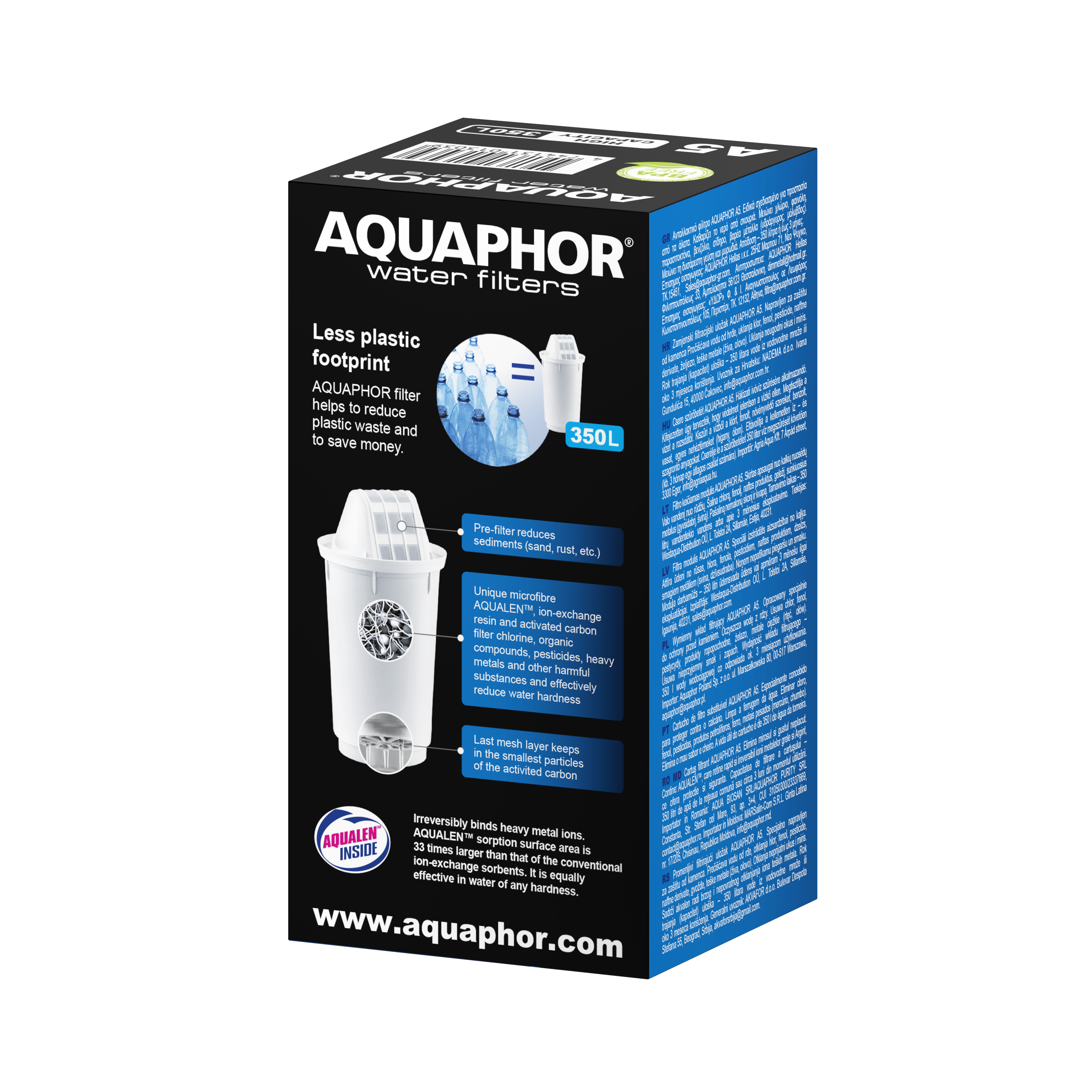Wasserfilterkartusche Wasserfilterkartusche, Weiß AQUAPHOR A5